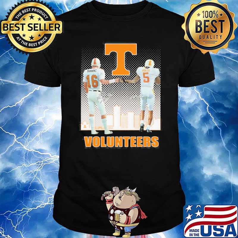 Tennessee signatures volunteers shirt