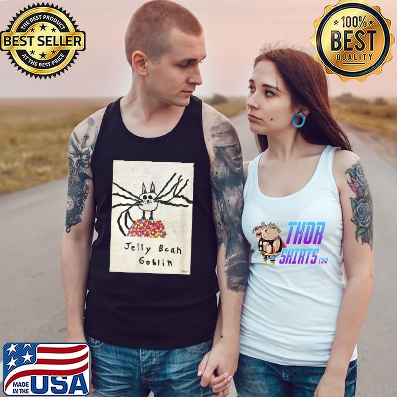 The Jelly Bean Goblin By Ella Mischievous Cat Colors T-Shirt Tank Top