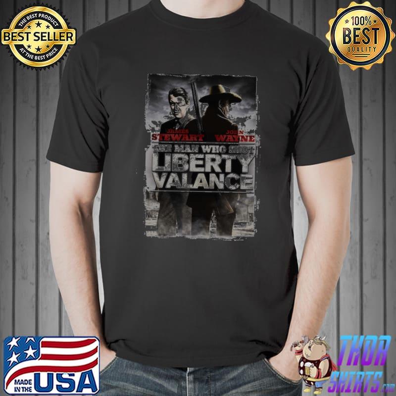 The Man Who Shot Liberty Valance James stewart John wayne shirt
