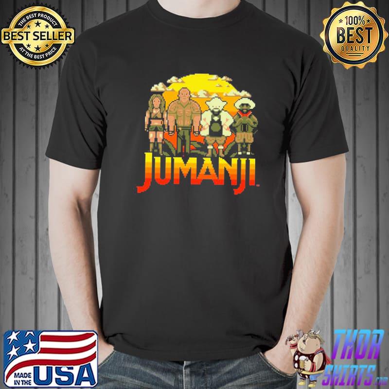 The next level 8 bit characters jumanjI classic shirt