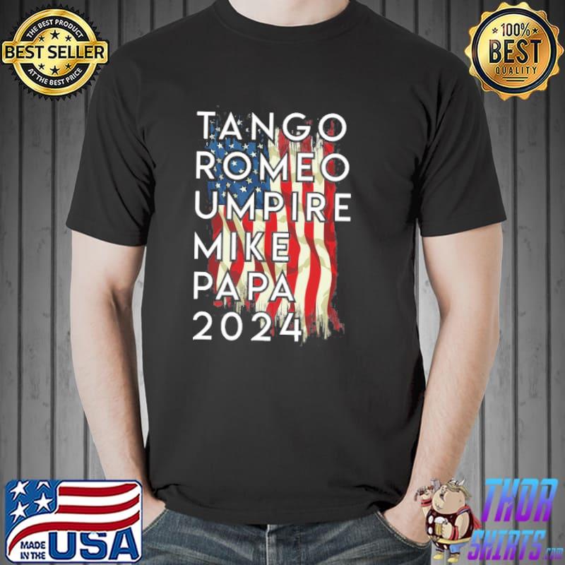Trump 2024 phonetic alphabet code classic shirt