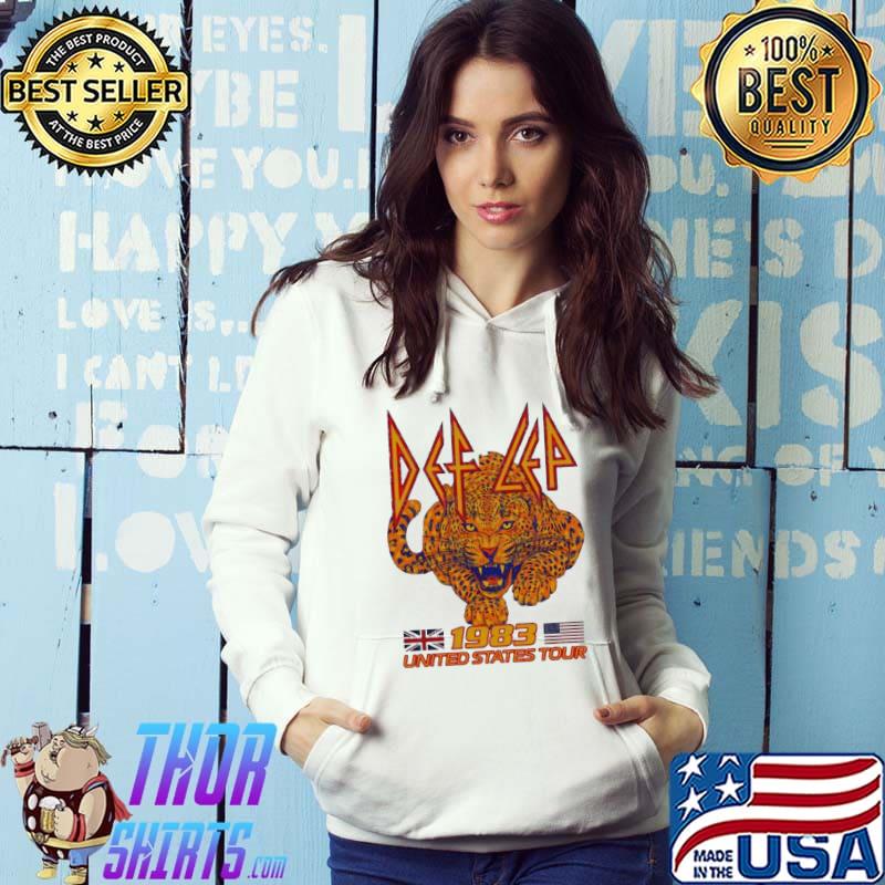 Unites states vI usa tour 1983 def leppard classic s Hoodie