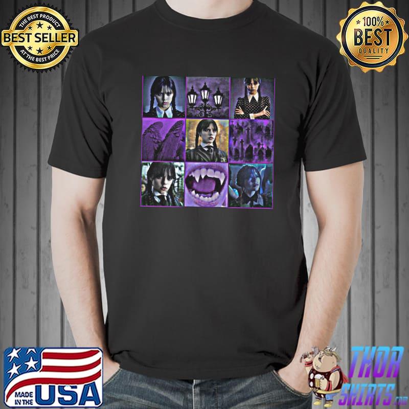 Wednesday and her favourite places addams movie shirt