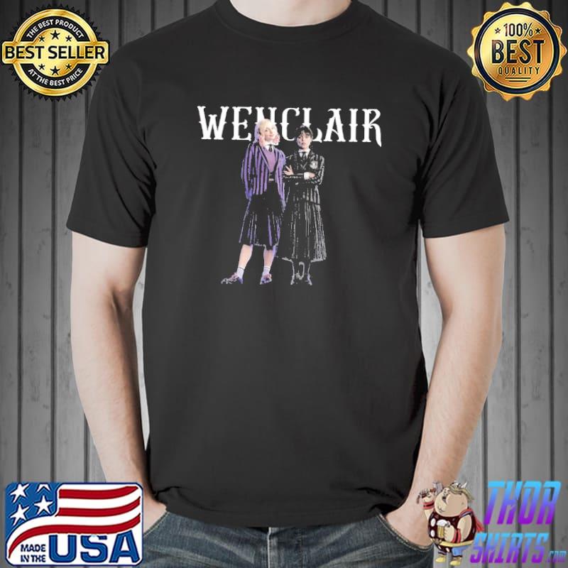 Wenclair enid and wednesday addams series netflix classic shirt