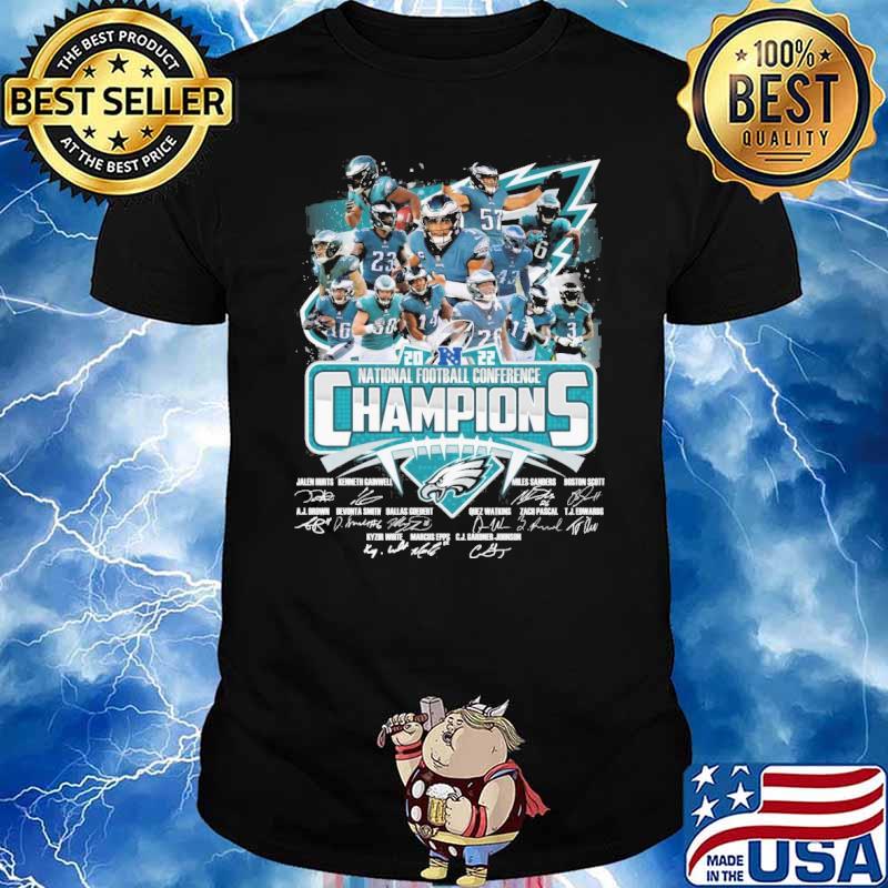 Philadelphia Eagles go Eagles 2022 National football conference champions  shirt