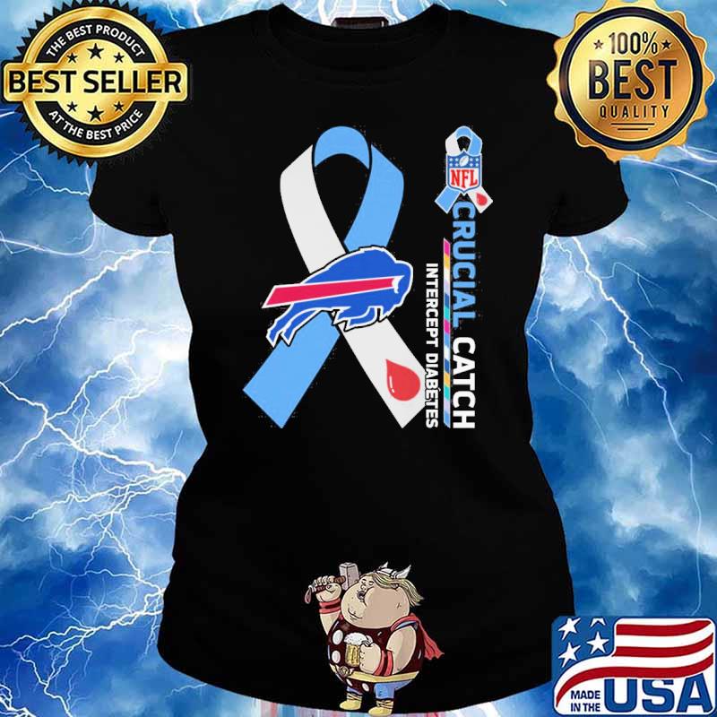 Buffalo Bills Crucial catch intercept Diabetes NFL shirt - Guineashirt  Premium ™ LLC