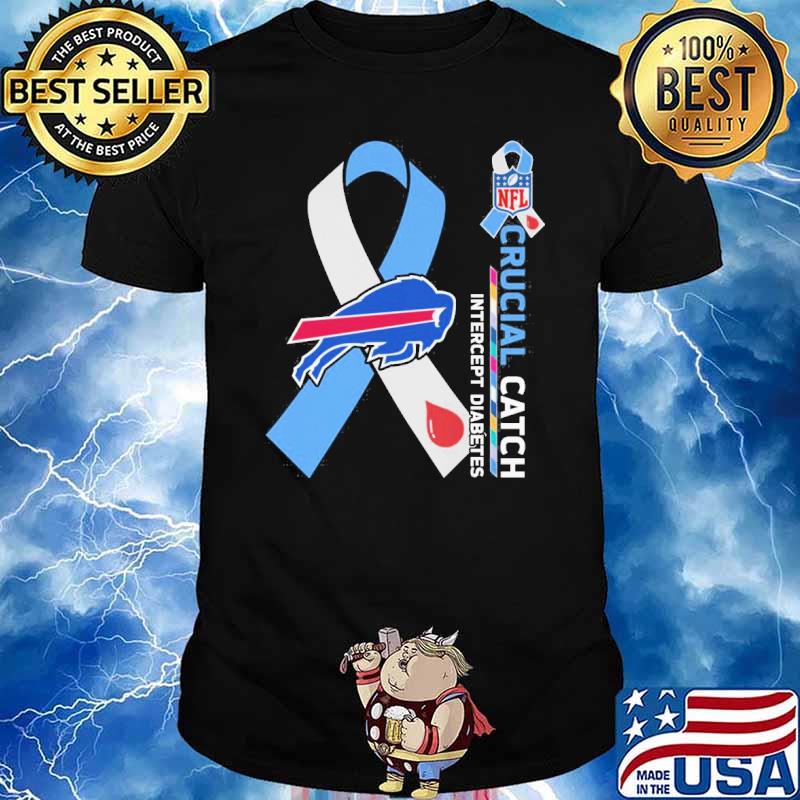 Buffalo Bills Crucial catch intercept Diabetes NFL shirt - Guineashirt  Premium ™ LLC