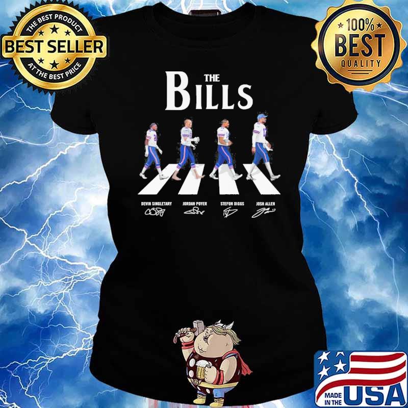 Mario The Buffalo Bills Abbey Road T-shirt, hoodie, sweater, long sleeve  and tank top