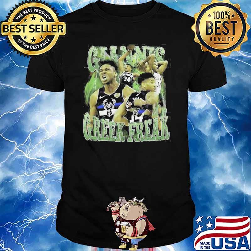 Giannis Antetokounmpo Greek Freak Vintage 90s Bootleg Unisex T-Shirt