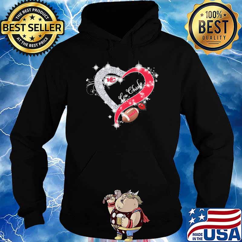 Diamond Heart Kansas City Chiefs Football shirt, hoodie, sweater, long  sleeve and tank top