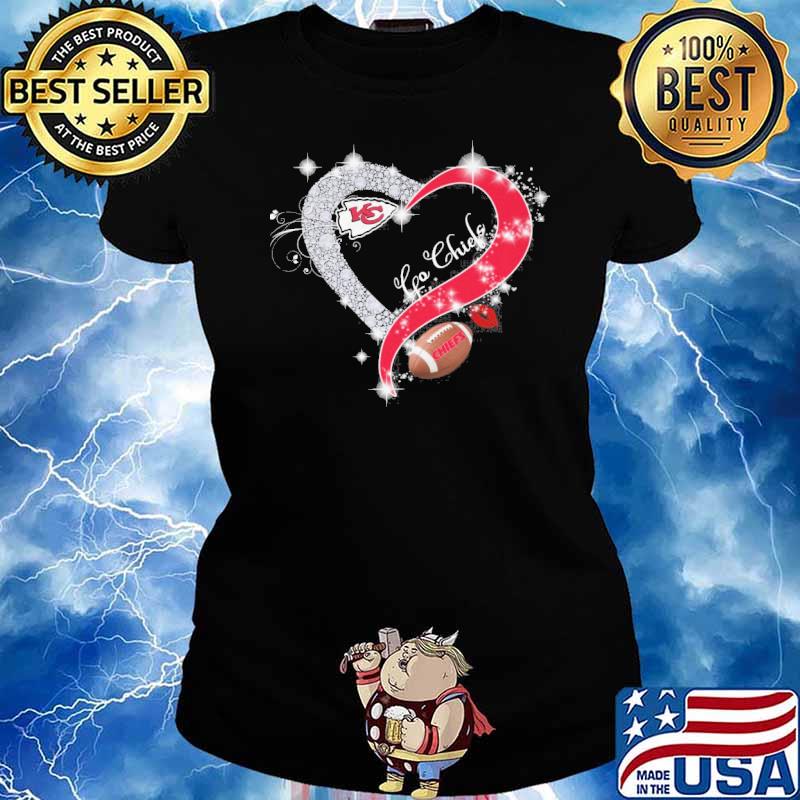 News this girl loves her Kansas city Chiefs heart diamond 2023 shirt,  hoodie, sweater, long sleeve and tank top