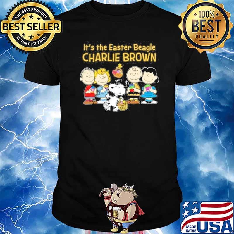It's the Easter Beagle Charlie Brown and snoopy friends shirt