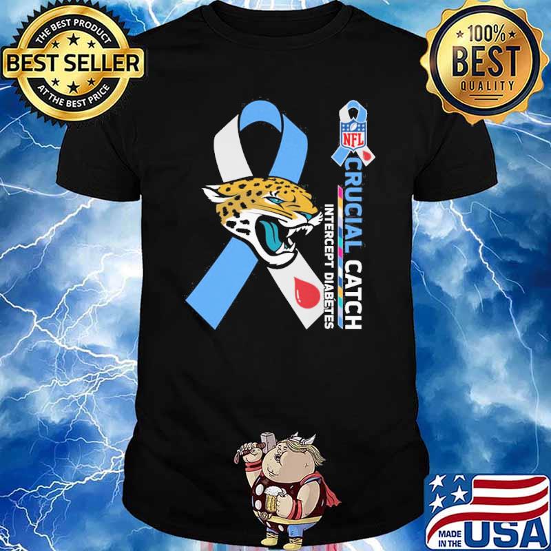 Jacksonville Jaguars crucial catch intercept diabetes shirt, hoodie,  sweater, long sleeve and tank top