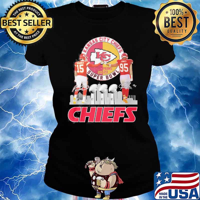 Super Bowl Champions Shirt, Kansas City Chiefs Signatures Tee