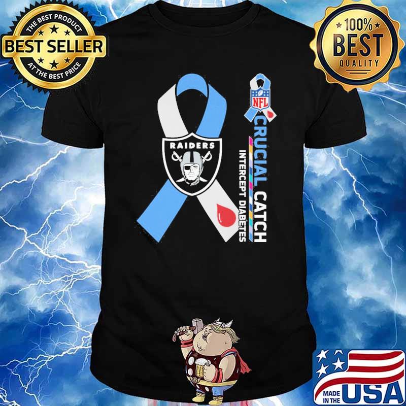 Las Vegas Raiders Intercept Cancer Crucial Catch shirt, hoodie, sweater,  long sleeve and tank top