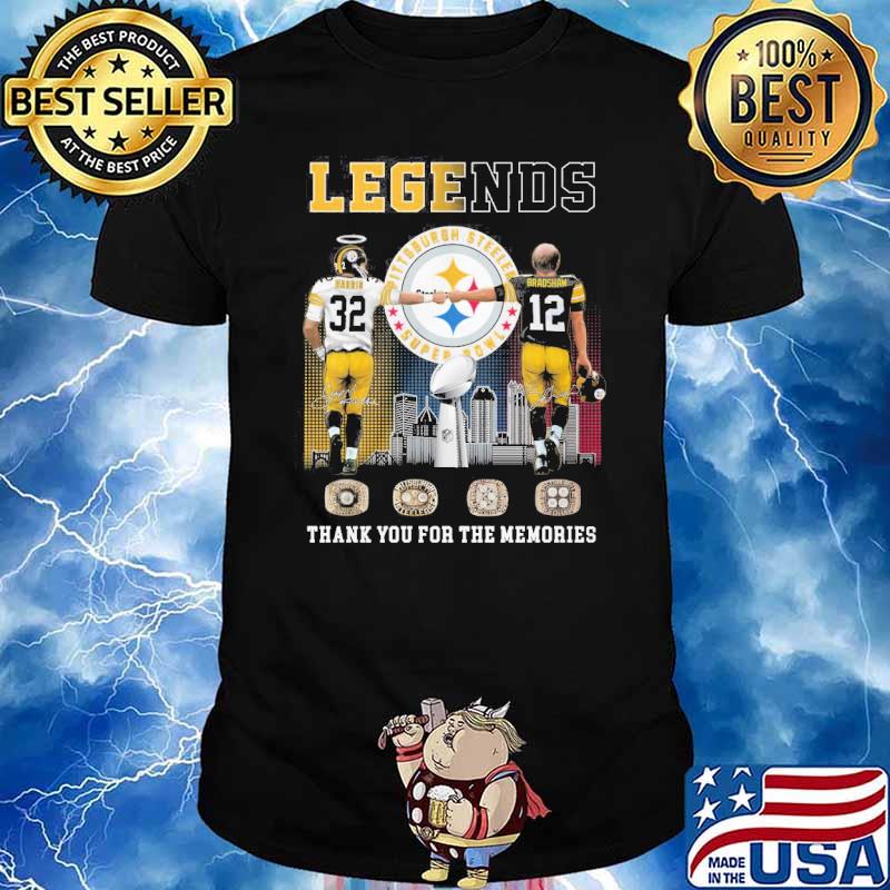 Legends Pittsburgh Steeler super Bowl thank you for the memories shirt