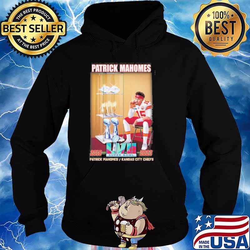 Patrick Mahomes Kansas City Chiefs Super BOWL LVII 2023 Player Caricature  shirt, hoodie, sweater, long sleeve and tank top