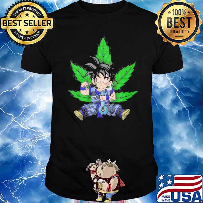 Son Goku weed cartoon shirt