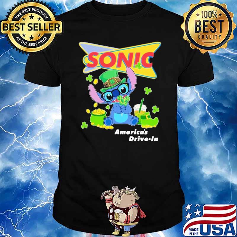 Sonic Stitch America's Drive In St.Patrick's day shirt
