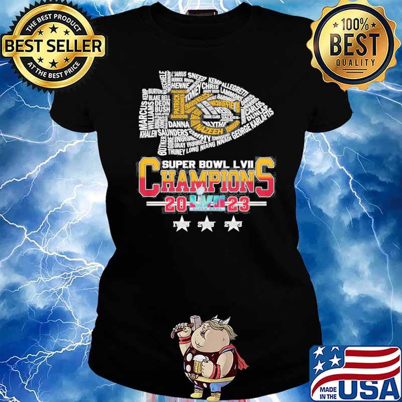 Kansas City Chiefs Super Bowl Lvii Champions Shirt Ladies Tee