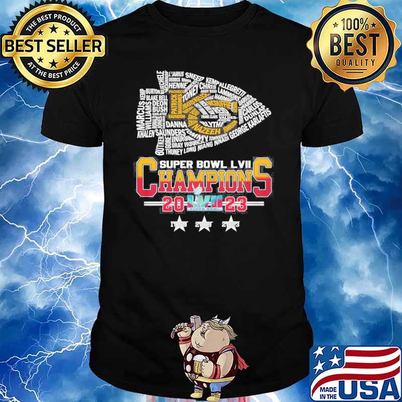 Super Bowl LVII champions 2023 Kansas city Chiefs 1969 2019 2023 shirt