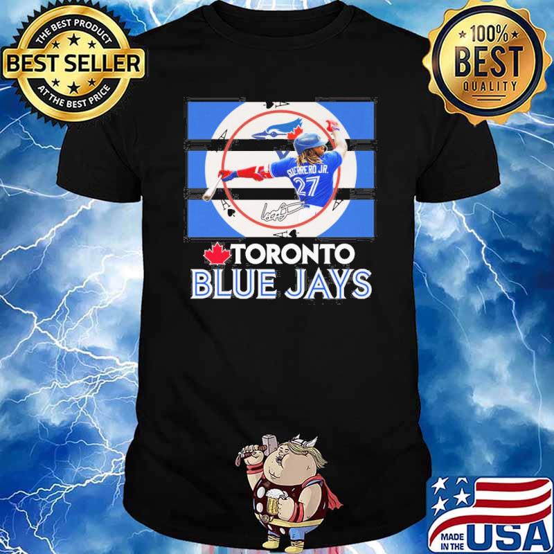 Toronto Blue Jays baseball Jr. 27 signature shirt