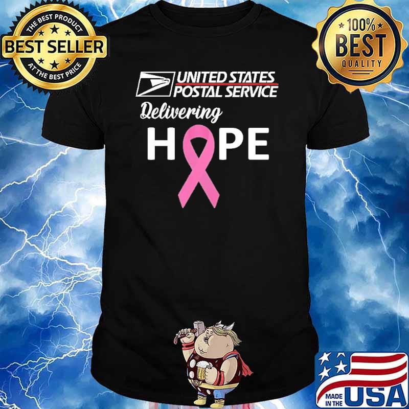 United States Postal service delivering hope Breast Cancer shirt