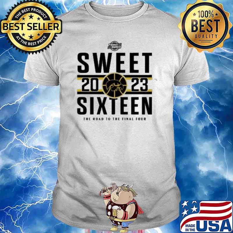 2023 Sweet Sixteen Iowa Hawkeyes Women’s Basketball The Road To The Final Four Shirt