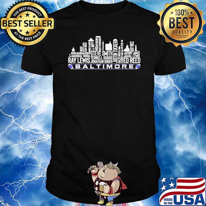 Baltimore Ray Lewis Steve Smith Ed Reed shirt
