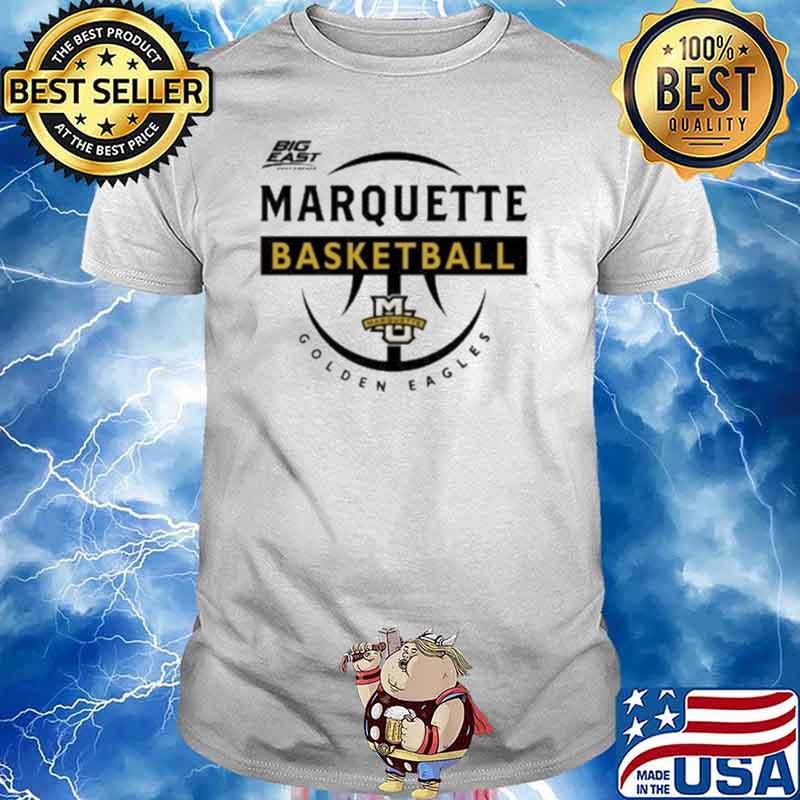 Big East Marquette Golden Eagles Basketball Logo Shirt