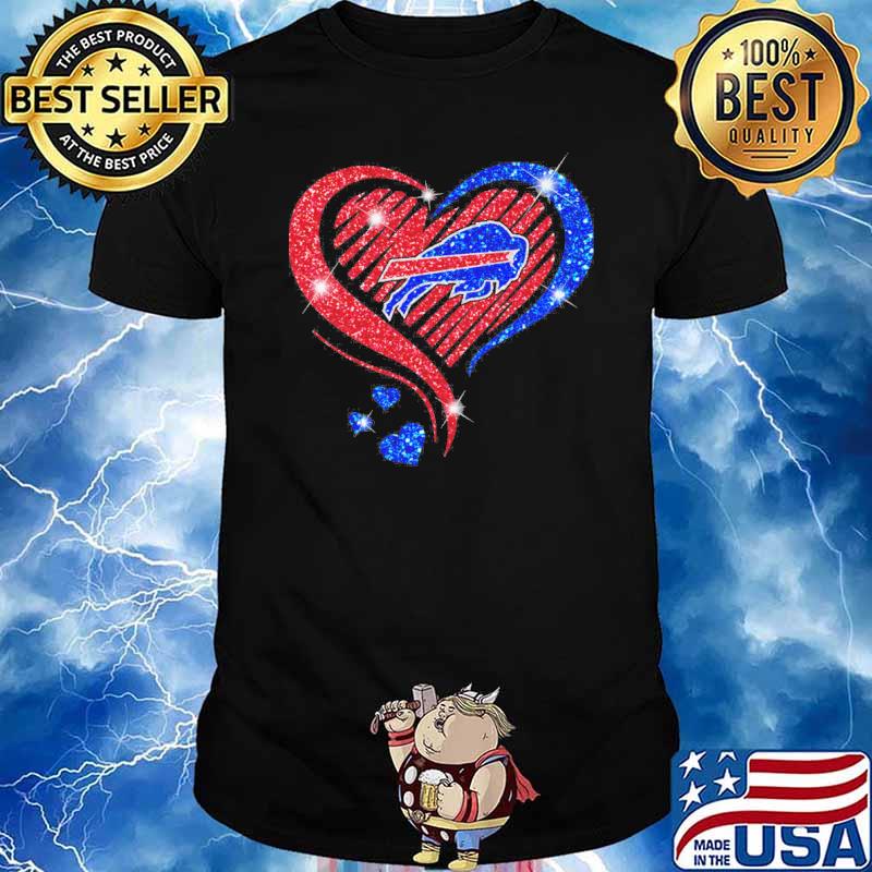 Bills heart love diamond shirt
