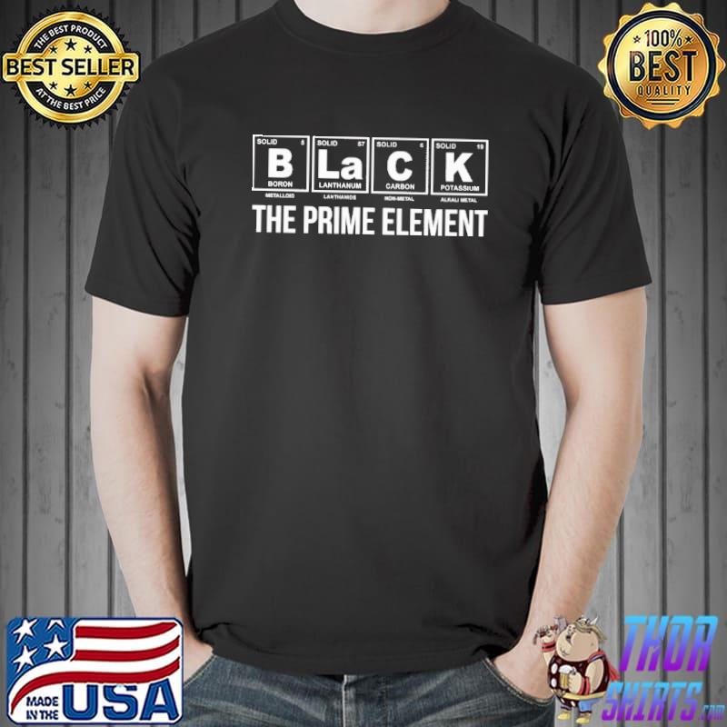 Black is the prime element - Black Pride shirt
