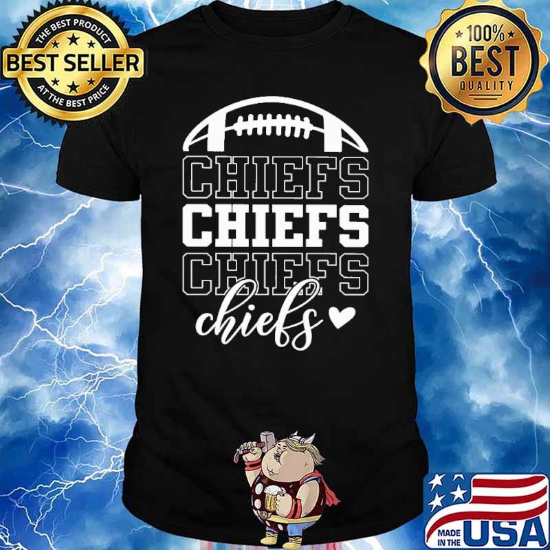 Chiefs Chiefs sport love heart shirt