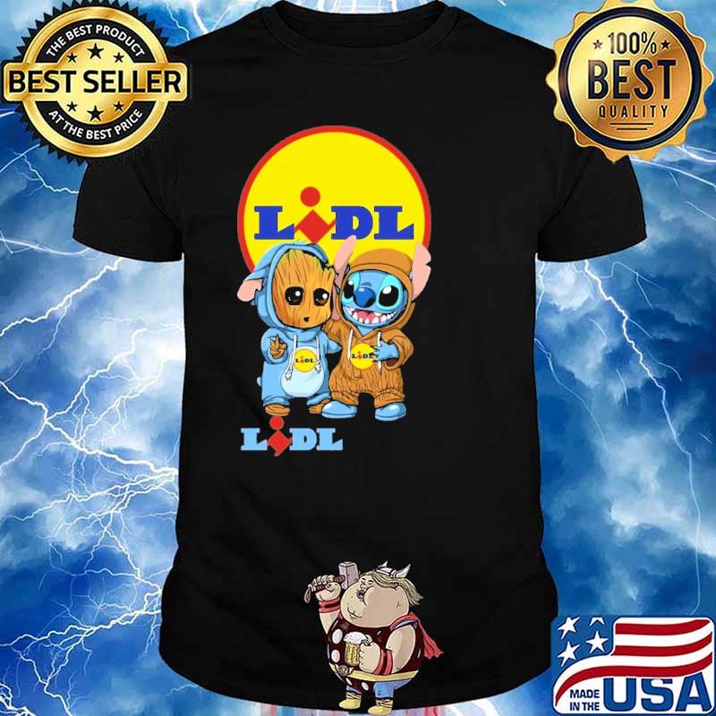 Groot and Stitch Lidl shirt
