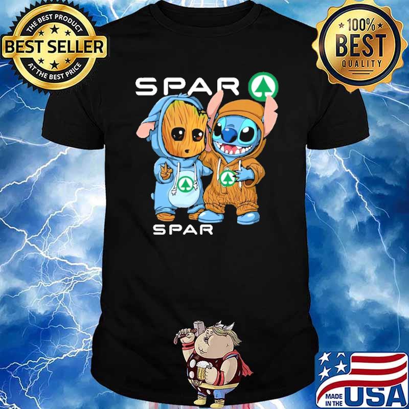 Groot and Stitch Spar shirt