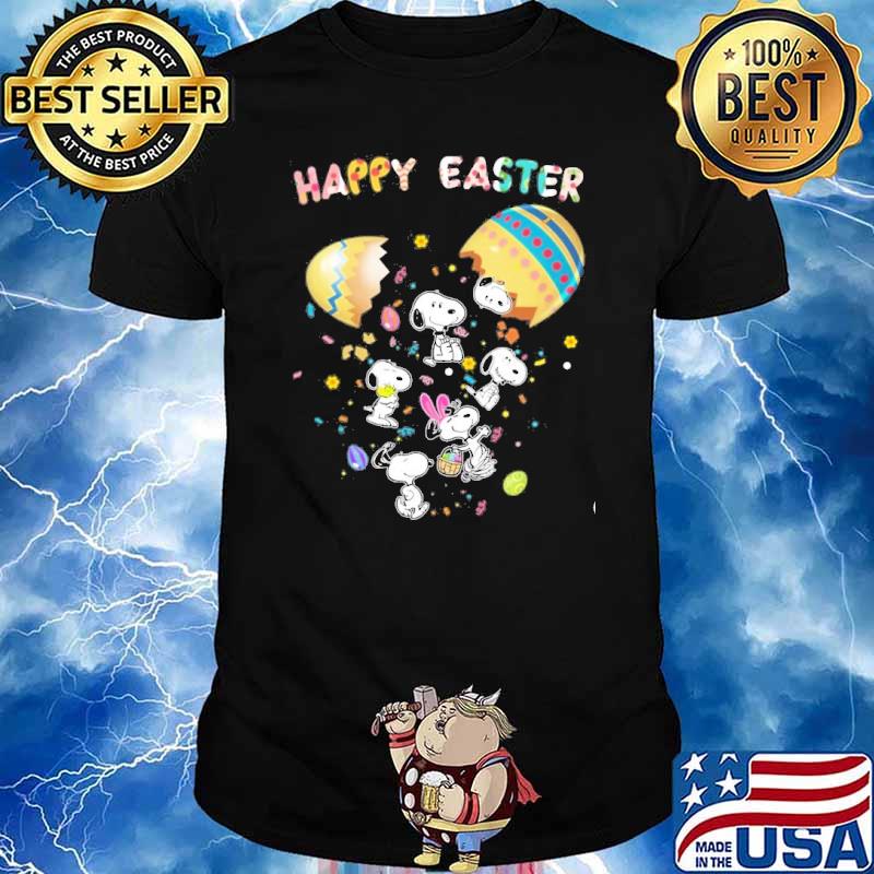 Happy Easter snoopy firework shirt