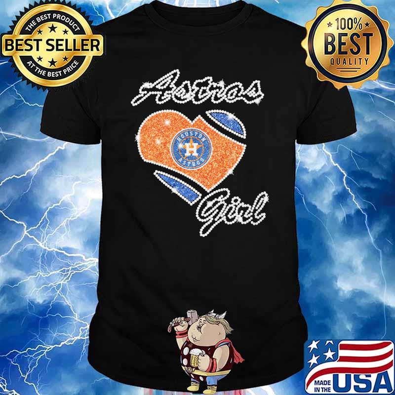 This Girl Loves Her Houston Astros Heart Diamond Shirt Sweatshirt