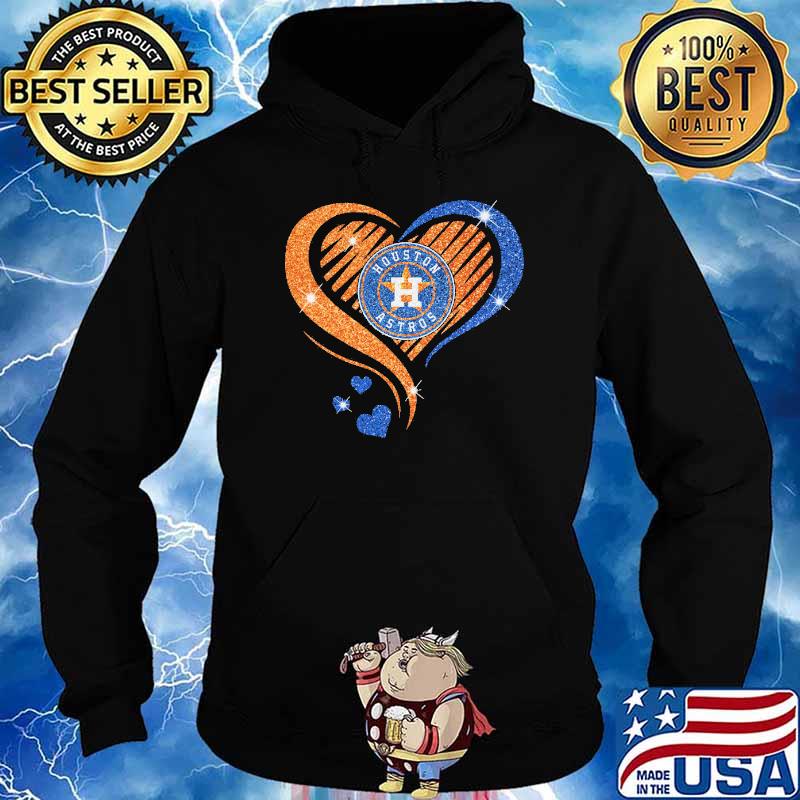 Houston Astros diamond heart shirt, hoodie, sweater and long sleeve