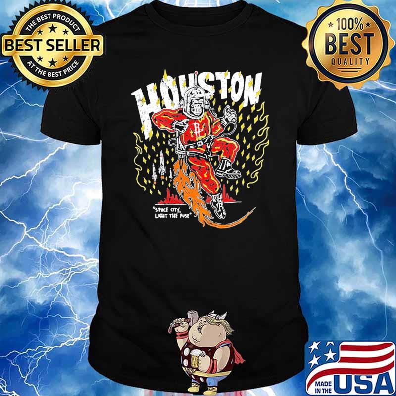 Houston space city light the fuse shirt