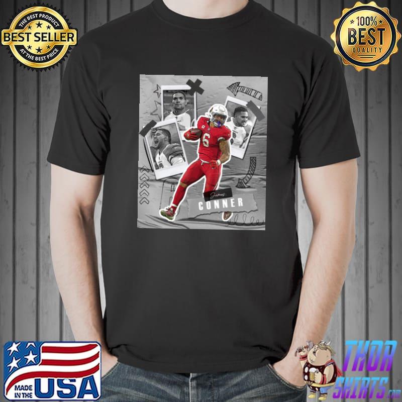James Conner Football Paper Poster Cardinals 5 T-Shirt