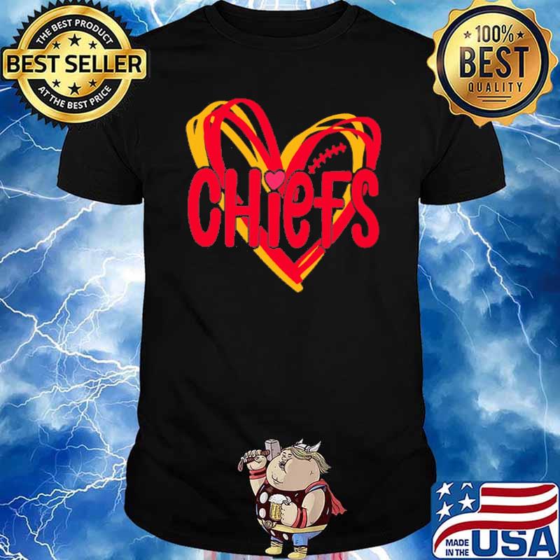 Kansas City Chiefs love heart sport shirt