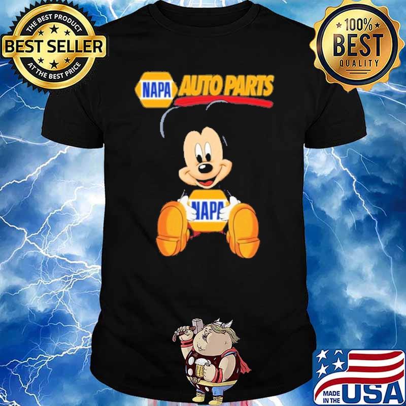 Mickey mouse disney Napa auto parts heart shirt