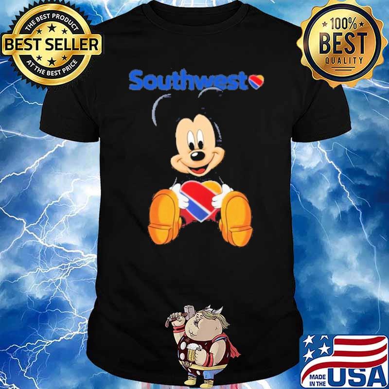 Mickey mouse disney Southwest heart shirt