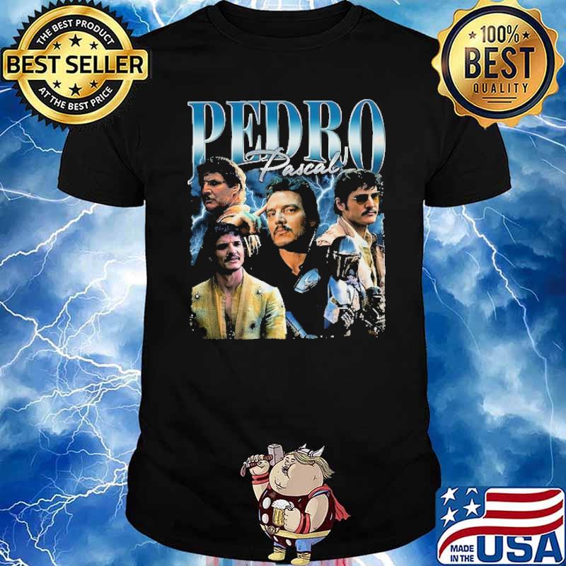 Pedro Pascal retro picture shirt