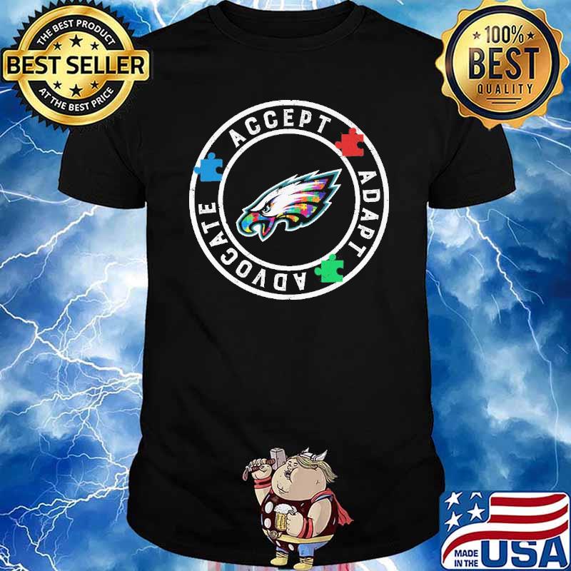 Philadelphia Eagles Advocate accept adapt autism shirt