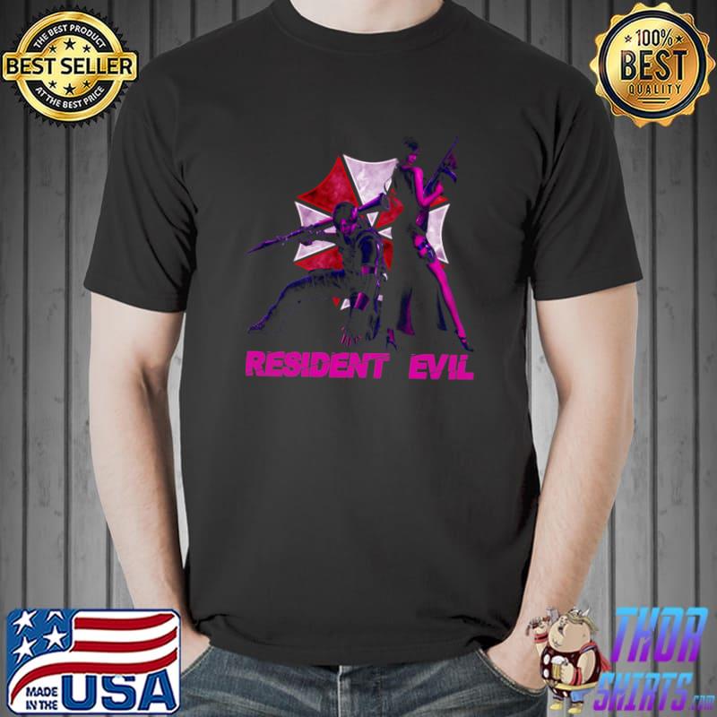 Resident Evil Day Survival Horror Vintage T-Shirt