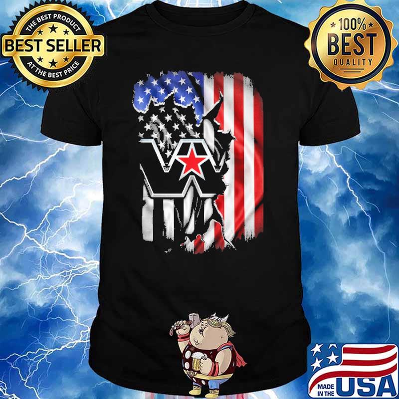 Shipping worldwide America flag shirt