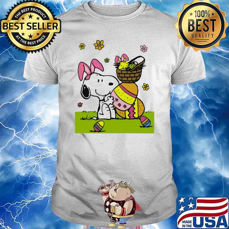 Snoopy and woodstocks easter egg shirt