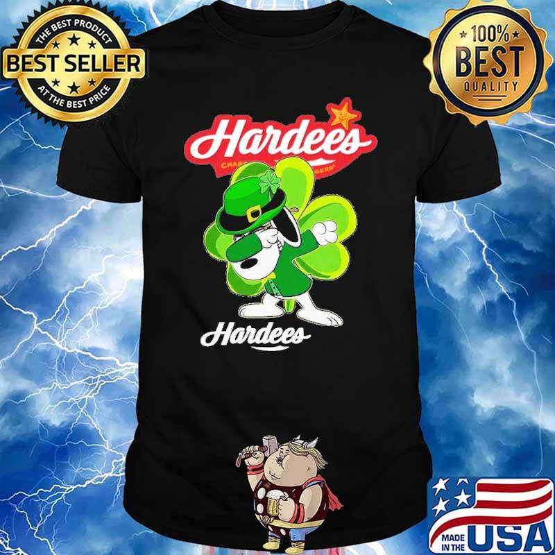 Snoopy dabbing Hardees St.Patrick's day shirt