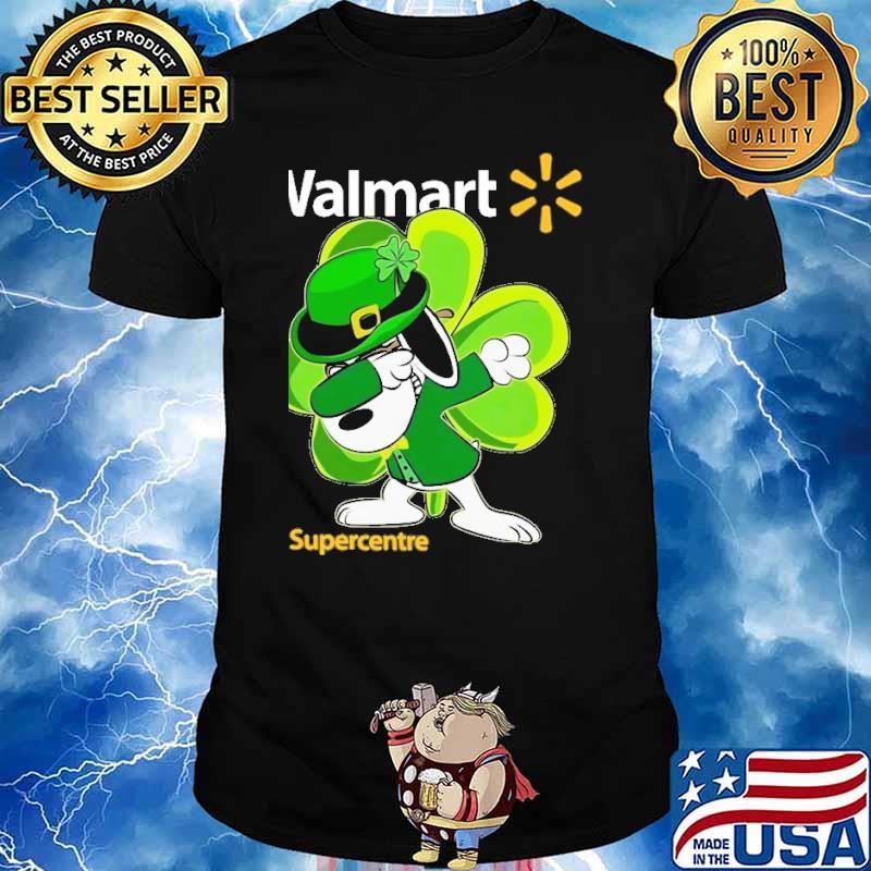 Snoopy dabbing Walmart supercentre St.Patrick's day shirt